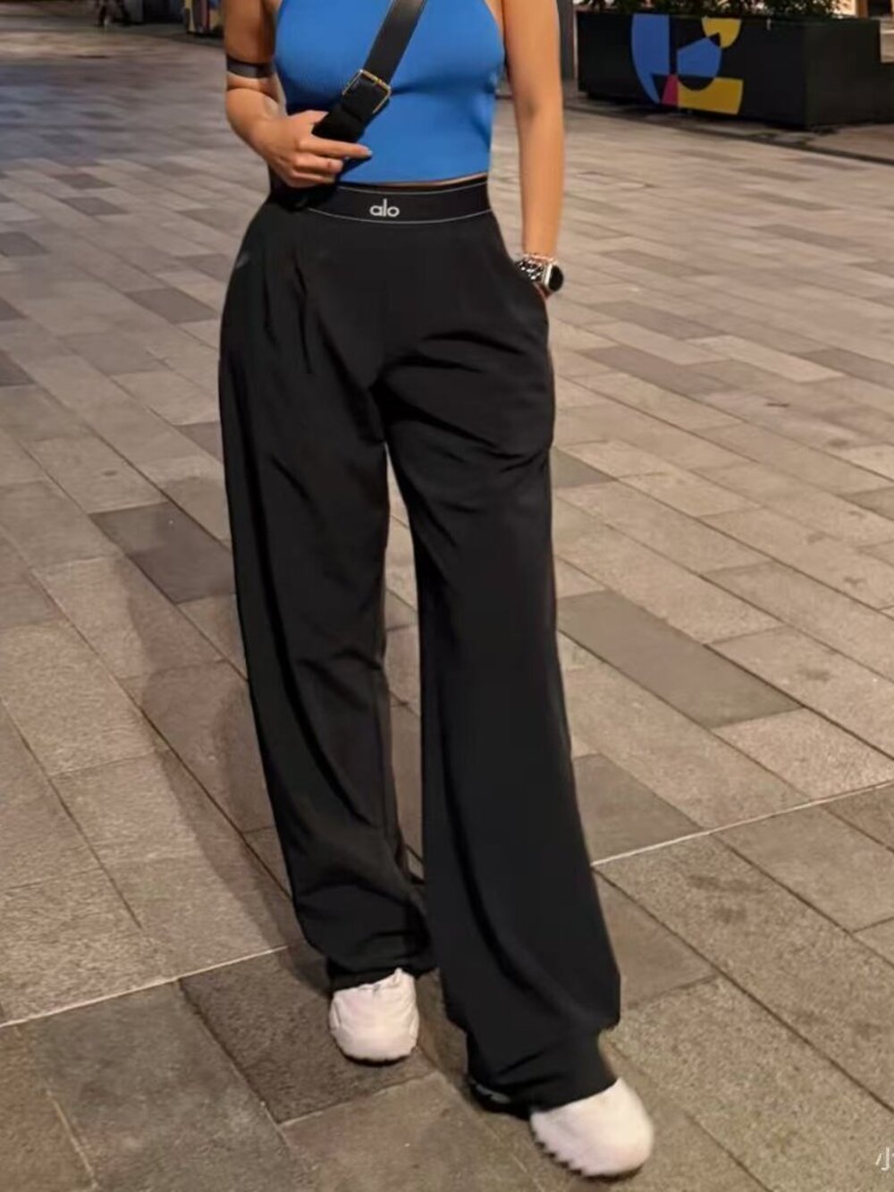 NWT ALO Yoga Suit Up Trousers 🏆 Black Casual Pants （ Regular length 30 inches ）